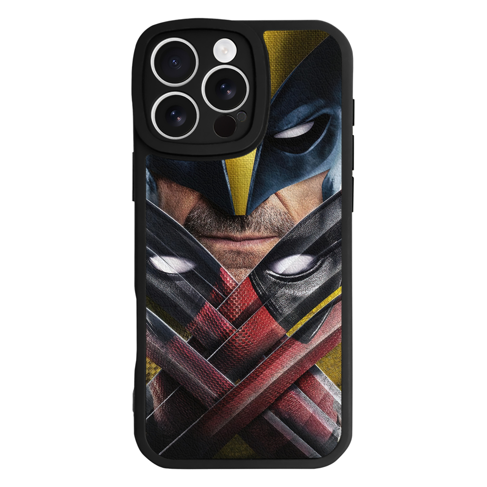 （画像用） Deadpool デッドプール 【iPhone 16シリーズ対応】シリコンスマホケース（レザー調） 材質：シリコン